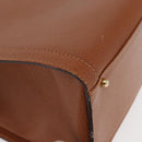 GUCCI Bamboo Hand Bag Leather Brown Gold 002 123 0260 Auth 169515-9