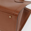 GUCCI Bamboo Hand Bag Leather Brown Gold 002 123 0260 Auth 169515-14
