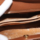 GUCCI Bamboo Hand Bag Leather Brown Gold 002 123 0260 Auth 169515-10