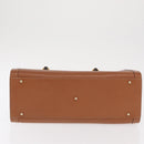 GUCCI Bamboo Hand Bag Leather Brown Gold 002 123 0260 Auth 169515-5