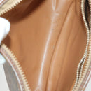CELINE Macadam Canvas Clutch Bag PVC Leather 3 Set Brown Auth 169517-7