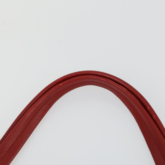 BALLY Schoudertas Patent PVC 2-delig Bordeaux Blauw Auth 169519