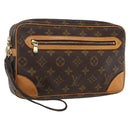 LOUIS VUITTON Monogram Marly Dragonne GM Clutch Bag M51825 LV Auth 169541-1