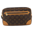 LOUIS VUITTON Monogram Marly Dragonne GM Clutch Bag M51825 LV Auth 169541-13