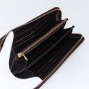 LOUIS VUITTON Monogram Vernis Zippy Long Wallet Amarante M93522 LV Auth 169544-9