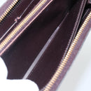 LOUIS VUITTON Monogram Vernis Zippy Long Wallet Amarante M93522 LV Auth 169544-19