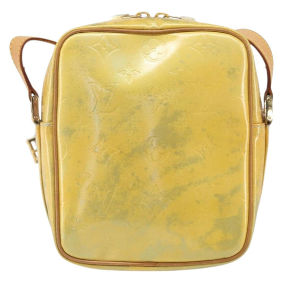 LOUIS VUITTON Monogram Vernis Wooster Shoulder Bag Gris M91036 LV Auth 169545