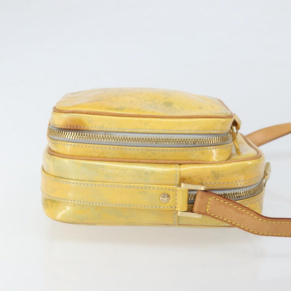 LOUIS VUITTON Monogram Vernis Wooster Shoulder Bag Gris M91036 LV Auth 169545