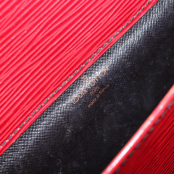 LOUIS VUITTON Epi Cartesier MM Shoulder Bag Red M52247 LV Auth 169548