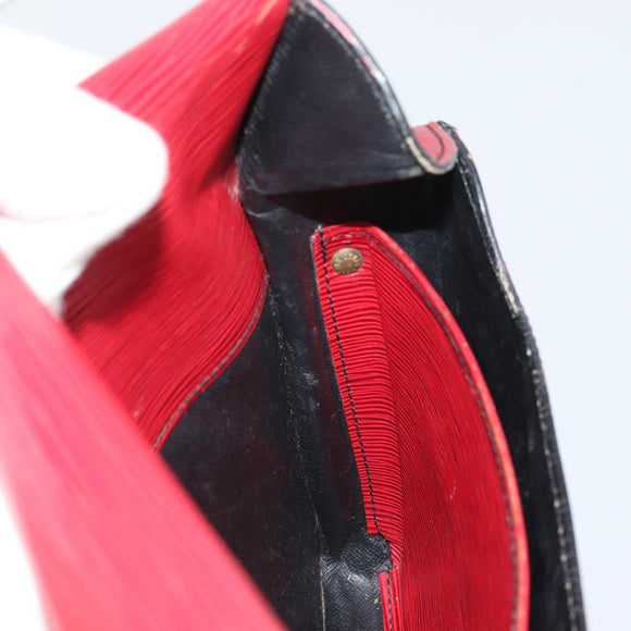 LOUIS VUITTON Epi Cartesier MM Shoulder Bag Red M52247 LV Auth 169548
