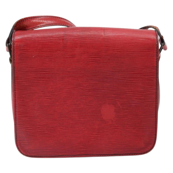 LOUIS VUITTON Epi Cartesier MM Shoulder Bag Red M52247 LV Auth 169548