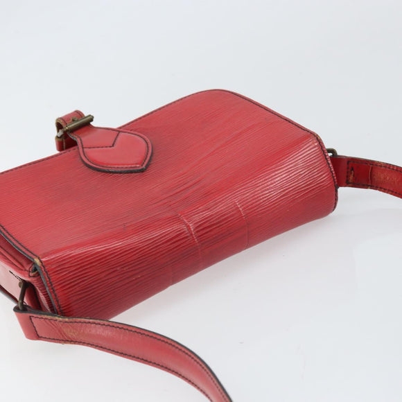 LOUIS VUITTON Epi Cartesier MM Shoulder Bag Red M52247 LV Auth 169548
