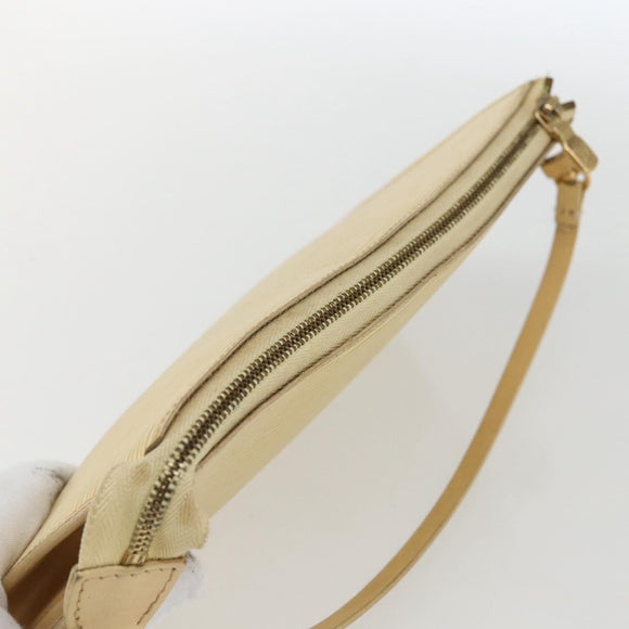 LOUIS VUITTON Epi Pochette Accessoires Pouch Vanilla M5294A LV Auth 169565A