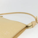 LOUIS VUITTON Epi Pochette Accessoires Pouch Vanilla M5294A LV Auth 169565A-8