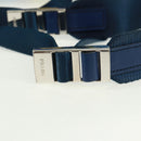 PRADA Rugzak Nylon Lichtblauw Zilver Auth 169566V-15