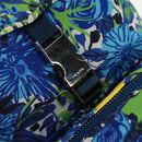 PRADA Rugzak Nylon Lichtblauw Zilver Auth 169566V-24