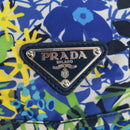 PRADA Rugzak Nylon Lichtblauw Zilver Auth 169566V-25