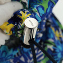 PRADA Rugzak Nylon Lichtblauw Zilver Auth 169566V-27