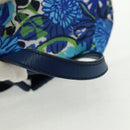 PRADA Rugzak Nylon Lichtblauw Zilver Auth 169566V-7