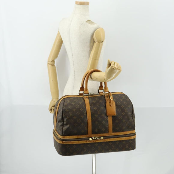 LOUIS VUITTON Monogram Sac Sports Boston Bag M41444 LV Auth 169568