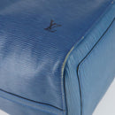 LOUIS VUITTON Epi Keepall 50 Boston Bag Blue M42965 LV Auth 169569-9