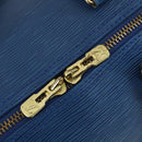LOUIS VUITTON Epi Keepall 50 Boston Bag Blue M42965 LV Auth 169569-20