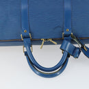 LOUIS VUITTON Epi Keepall 50 Boston Bag Blue M42965 LV Auth 169569-7