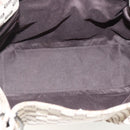 GUCCI GG Canvas Tote Bag Beige Silver 115016 Auth 169570-10
