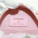 CHANEL Chain Shoulder Bag Tweed Multicolor Gold CC Auth 169572SAM-21