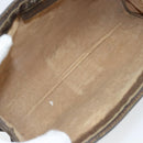 GUCCI GG Supreme Web Sherry Line Clutch Bag PVC Beige 41 001 2125 28 Auth 169573-10