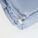 PRADA Rucksack Nylon Hellblau Silber Auth 169576-16