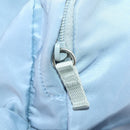 PRADA Rucksack Nylon Hellblau Silber Auth 169576-23