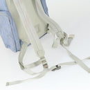 PRADA Rucksack Nylon Hellblau Silber Auth 169576-8