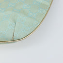 GUCCI GG Canvas Shoulder Bag Green Gold 005 0813 Auth 169580V-10