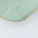 GUCCI GG Canvas Shoulder Bag Green Gold 005 0813 Auth 169580V-13