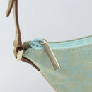 GUCCI GG Canvas Shoulder Bag Green Gold 005 0813 Auth 169580V-14