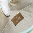 GUCCI GG Canvas Shoulder Bag Green Gold 005 0813 Auth 169580V-15