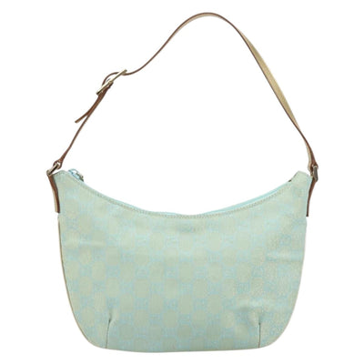 GUCCI GG Canvas Shoulder Bag Green Gold 005 0813 Auth 169580V - 0