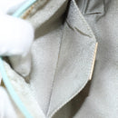 GUCCI GG Canvas Shoulder Bag Green Gold 005 0813 Auth 169580V-20