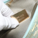 GUCCI GG Canvas Shoulder Bag Green Gold 005 0813 Auth 169580V-21