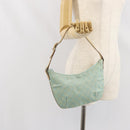 GUCCI GG Canvas Shoulder Bag Green Gold 005 0813 Auth 169580V-22