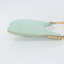 GUCCI GG Canvas Shoulder Bag Green Gold 005 0813 Auth 169580V-4