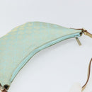 GUCCI GG Canvas Shoulder Bag Green Gold 005 0813 Auth 169580V-6