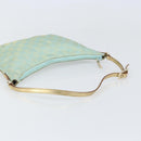 GUCCI GG Canvas Shoulder Bag Green Gold 005 0813 Auth 169580V-7