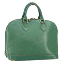 LOUIS VUITTON Epi Alma Hand Bag Borneo Green M52144 LV Auth 169584-1