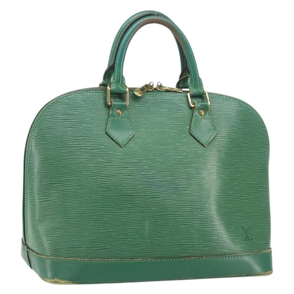 LOUIS VUITTON Epi Alma Hand Bag Borneo Green M52144 LV Auth 169584