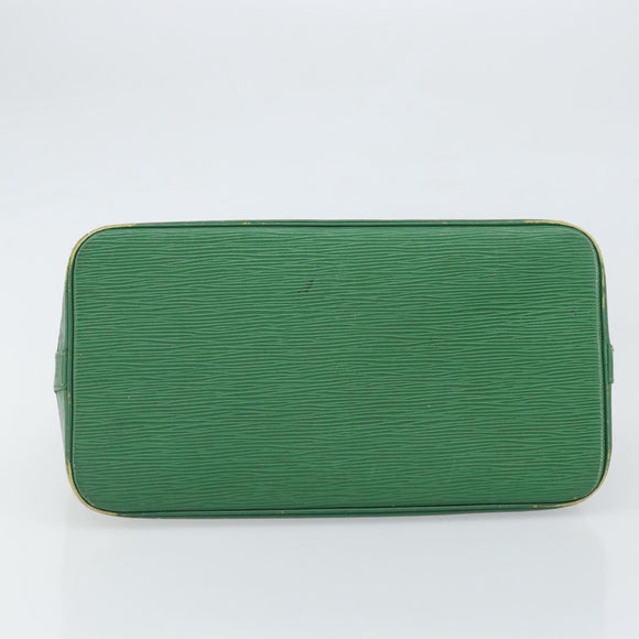 LOUIS VUITTON Epi Alma Hand Bag Borneo Green M52144 LV Auth 169584
