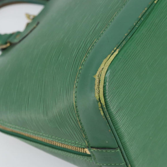 LOUIS VUITTON Epi Alma Hand Bag Borneo Green M52144 LV Auth 169584