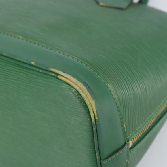 LOUIS VUITTON Epi Alma Hand Bag Borneo Green M52144 LV Auth 169584