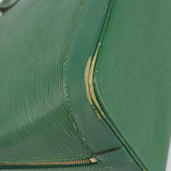 LOUIS VUITTON Epi Alma Hand Bag Borneo Green M52144 LV Auth 169584